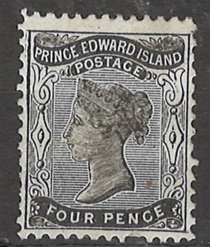 COLLECTION LOT OF #1760 PRINCE EDWARD ISLAND  # 9 MH 1868
