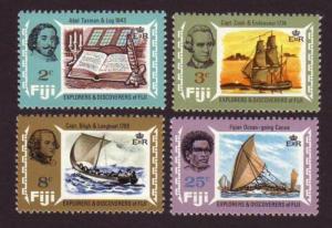 Fiji 1970 Sc#293-296 Set of 4 Explorers MINT-Hinged.