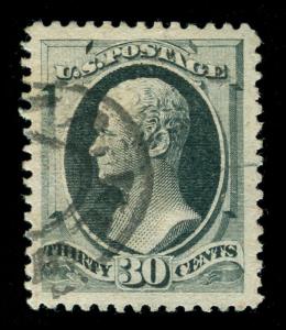 momen: US Stamps #190 Used XF-SUP JUMBO PSE Cert