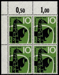 GER SC #784 MNH B4 1958 Zoo at Frankfort on the Main CV 2.00