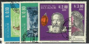 Ecuador;  Scott 750, 750A-750C; 1966; Precanceled; NH; Complete Set