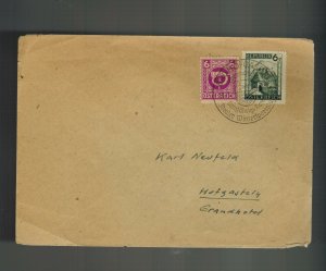 1946 Bad Hofgasfein Austria Cover Winter Aid Cancel