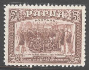 Papua Scott 113 MH* 1934 stamp CV$12