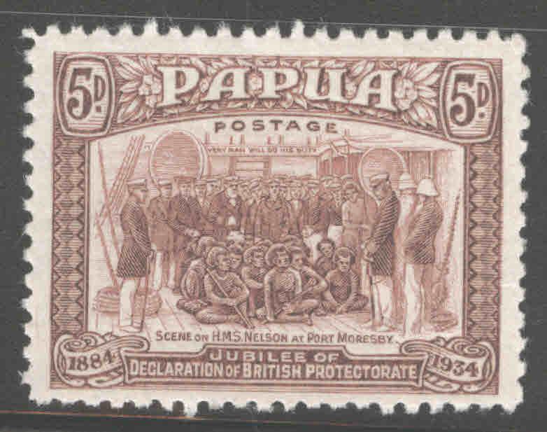 Papua Scott 113 MH* 1934 stamp CV$12