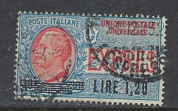 Italy E10 Used 1921 overprint issue (ap7262)