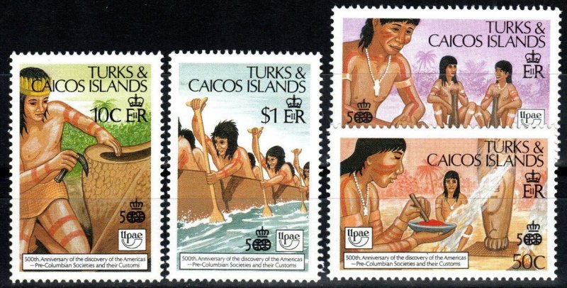 Turks And Caicos Islands #770-73 MNH CV $5.90 (X615)