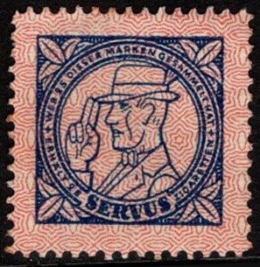 Vintage German Poster Stamp Servus Anyone Who Has Collected 25 Of These Stamps