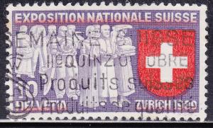 Switzerland 247 USED 1939 Deputation of Trades & Professions