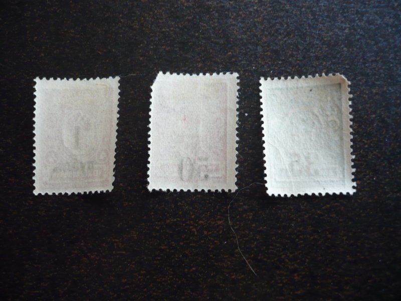 Stamps - Russia - Siberia - Scott# 1,2,4 - Mint Hinged Part Set of 3 Stamps