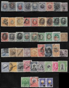 Peru - 49 stamp mini-collection SCV $?? - 13408