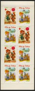 France 2879b Booklet MNH Boule & Bill, Cartoon (spot on edge