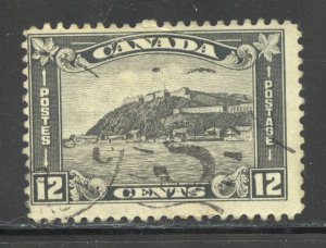 Canada Scott 174 Used H - 1930 12c The Citadel at Quebec - SCV $4.50