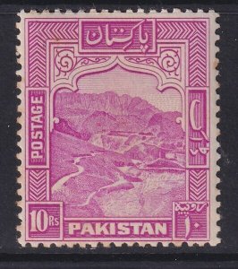 Pakistan, Scott 41b (SG 41a), MLH (toned spot)