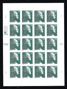3819,  P. O. FRESH PANE of 20, nice, MINT NH
