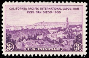 California - San Diego International Exposition One PACK OF TEN 3 Cent Scott 773