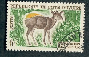 Ivory Coast #201 duiker used single