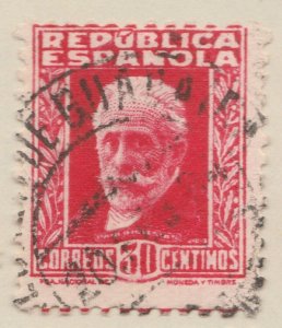 SPAIN 1931 30c without Control Number Used Stamp A29P10F31720-