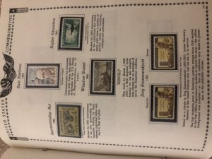 The All American Stamp Album Mint Stamps Very Nice Starts At 1933 Almost Full