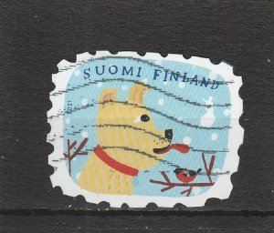 Finland  Scott#  1651a  Used  (2021 Dog Catching Snow on Tongue)