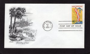 1319 Great River Road, FDC Artmaster cachet