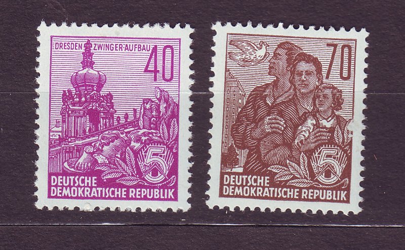 J23563 JLstamps 1955 germany DDR part of set mlh #229,230a