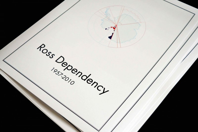 COLOR PRINTED ROSS DEPENDENCY 1957-2020 STAMP ALBUM PAGES (28 illustrated pages)