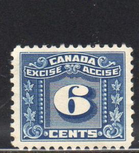 CANADA #FX67  1934  6c  THREE LEAF EXCISE TAX       F-VF USED  b