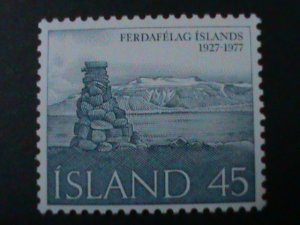 ​ICELAND-1977 SC#503 -50TH ANNIV: TOURING CLUB MNH VF-LAST ONE-HARD TO FIND