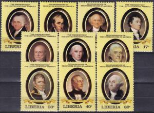 Liberia #901-10 MNH CV $7.80 (A18409)