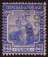 Trinidad and Tobago SG#151 Used - 1913 21/2d.  -