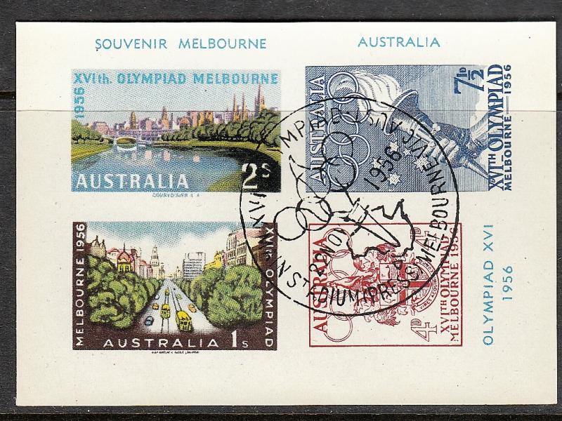 AUSTRALIA NH Souvenir Sheet #288-291 Private Printing