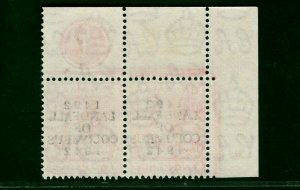 BAHAMAS KGVI Stamp SG.165 2d *COLUMBUS* Superb PLATE No. Corner Pair UM LBLUE131