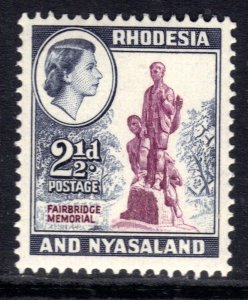 Rhodesia & Nyasaland 1959 - 62 QE2 2 1/2d Fairbridge Memorial Umm SG 21 ( M152 )