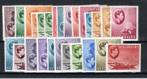 Seychelles 1938-49 set to 5r SG 135-49 MH