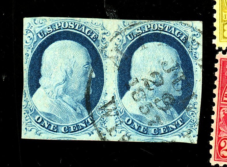 9 USED PAIR VF PL#67-68P1L Cat $180