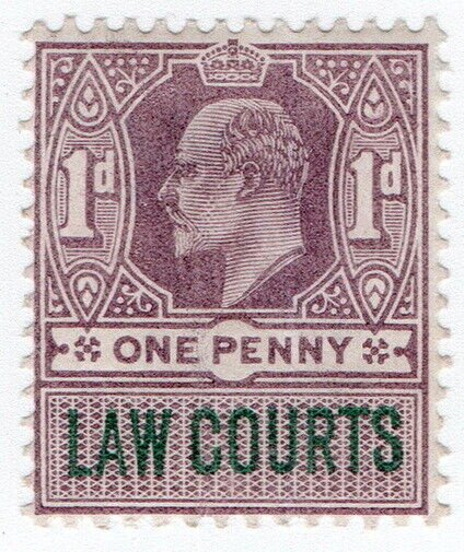 (I.B) Edward VII Revenue : Law Courts (Scotland) 1d