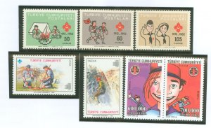 Turkey #1547-1549/B237-B238/ Mint (NH) Single (Complete Set) (Scouts)