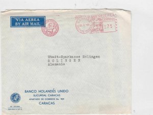 venezuela federal district slogan 1960 cancel stamps cover  Ref 10010 