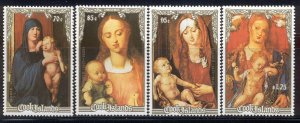 Cook Islands - 1988 MNH set of 4 Christmas stamps #1002-5 cv 14.75 Lot #86