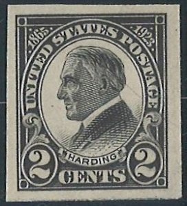 Scott: 611 United States - Warren G Harding - MNH