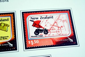 COLOR PRINTED NEW ZEALAND 2005-2010 STAMP ALBUM PAGES (80 illustrated pages)