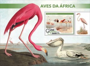 Guinea-Bissau - 2022 African Birds, Flamingo - Stamp Souvenir Sheet - GB220213b