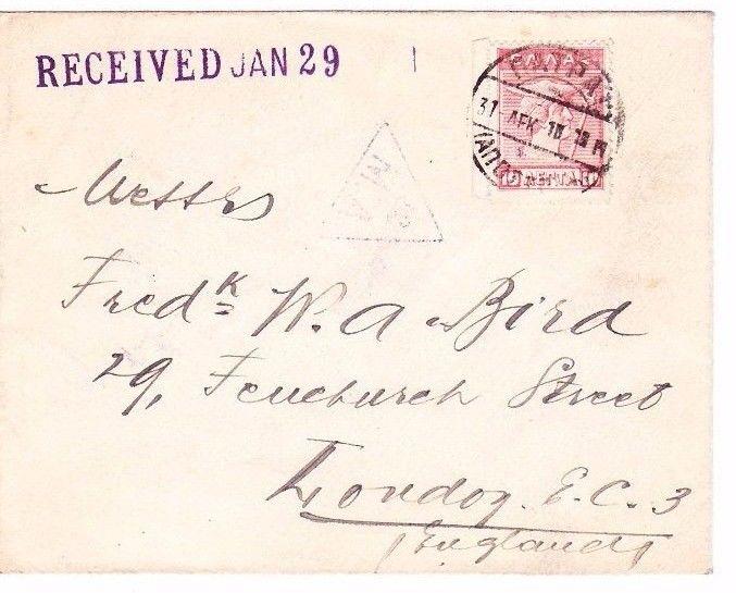 Greece PATRAS WW1 Censored Cover to London Free UK Postage