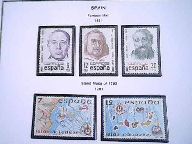 1981  Spain  MNH  full page auction