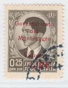 Italia Occupazioni Italy Occupation Montenegro 1942 25p Used A23P40F13393