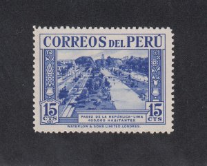 Peru Scott #362 MH
