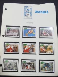 EDW1949SELL : ANGUILLA Beautiful collection of VF MNH Disney sets, S/s & Shtlts