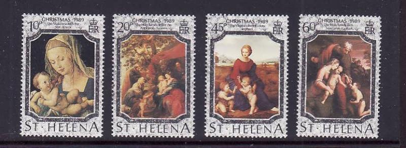 St Helena-Sc#515-8-unused NH set-Christmas-Durer paintings-1989-