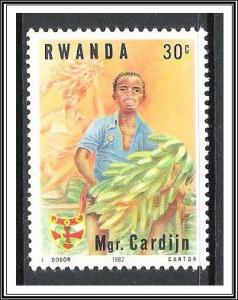 Rwanda #1151 Workers Movement MNH