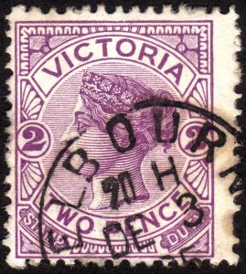 1899, Victoria 2p, Used, Sc 162